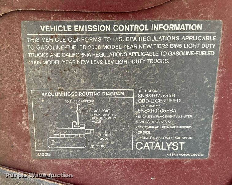 image for item EG7010 2008 Nissan Rogue SL AWD SUV