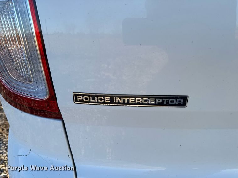 image for item EG7163 2013 Ford Explorer Police Interceptor SUV