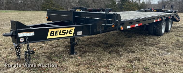 image for item EK0337 2023 Belshe DT255 equipment trailer