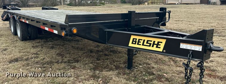 image for item EK0337 2023 Belshe DT255 equipment trailer