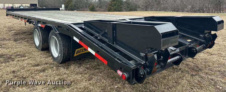 image for item EK0337 2023 Belshe DT255 equipment trailer