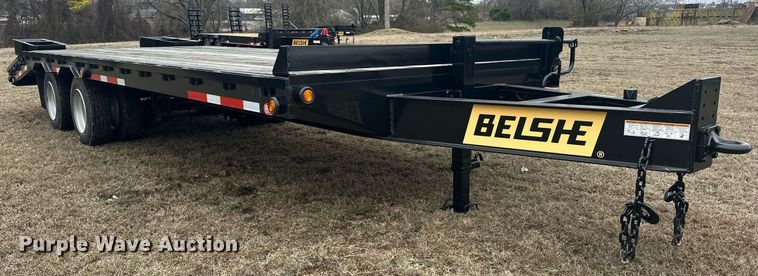 image for item EK0338 2023 Belshe DT255 equipment trailer