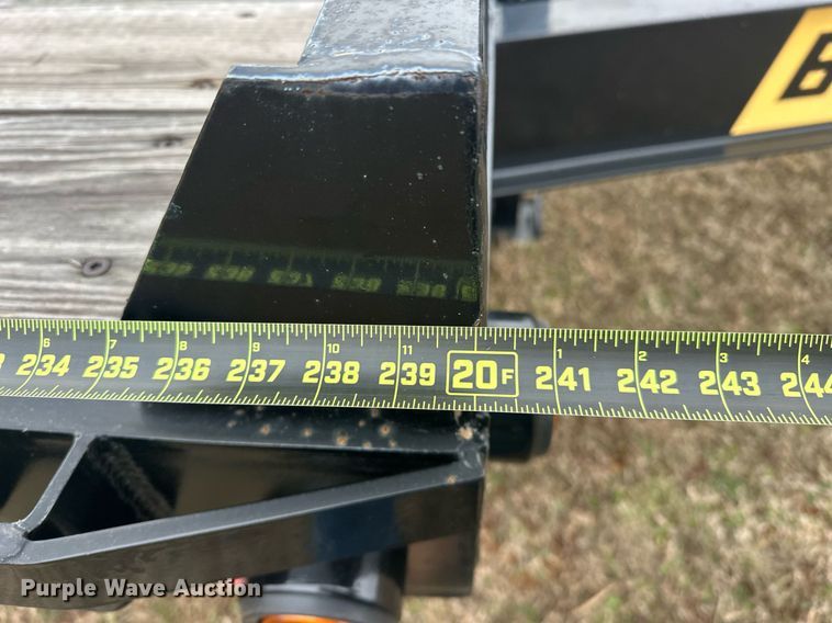 image for item EK0338 2023 Belshe DT255 equipment trailer