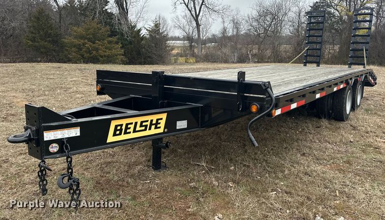 image for item EK0340 2023 Belshe DT255 equipment trailer