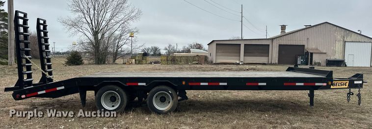 image for item EK0340 2023 Belshe DT255 equipment trailer