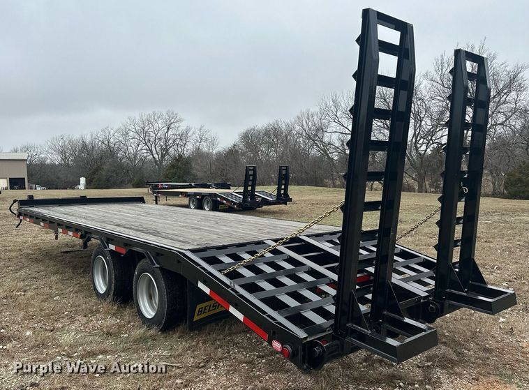 image for item EK0340 2023 Belshe DT255 equipment trailer