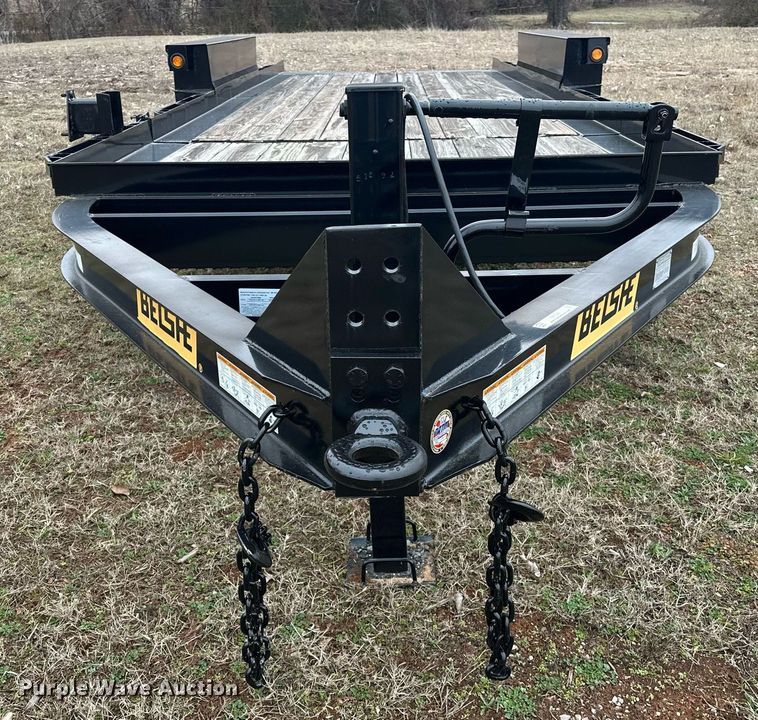 image for item EK0341 2023 Belshe TB14 tilt deck equipment trailer
