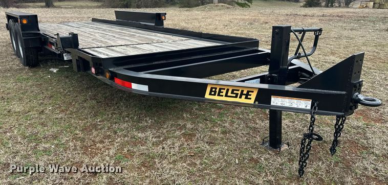image for item EK0341 2023 Belshe TB14 tilt deck equipment trailer