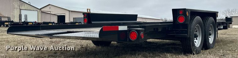 image for item EK0341 2023 Belshe TB14 tilt deck equipment trailer