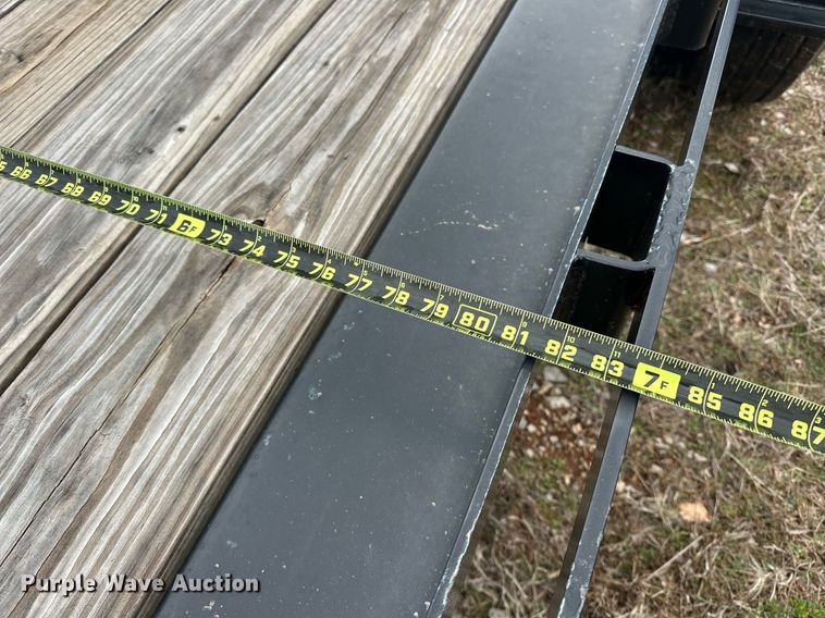 image for item EK0341 2023 Belshe TB14 tilt deck equipment trailer