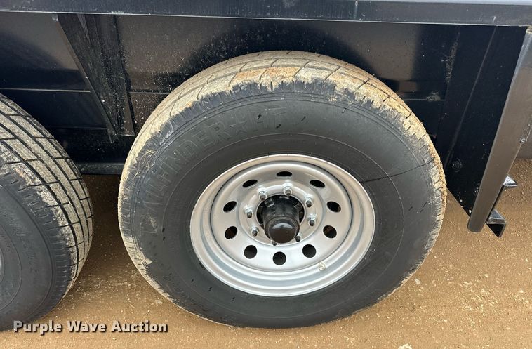 image for item EK0341 2023 Belshe TB14 tilt deck equipment trailer