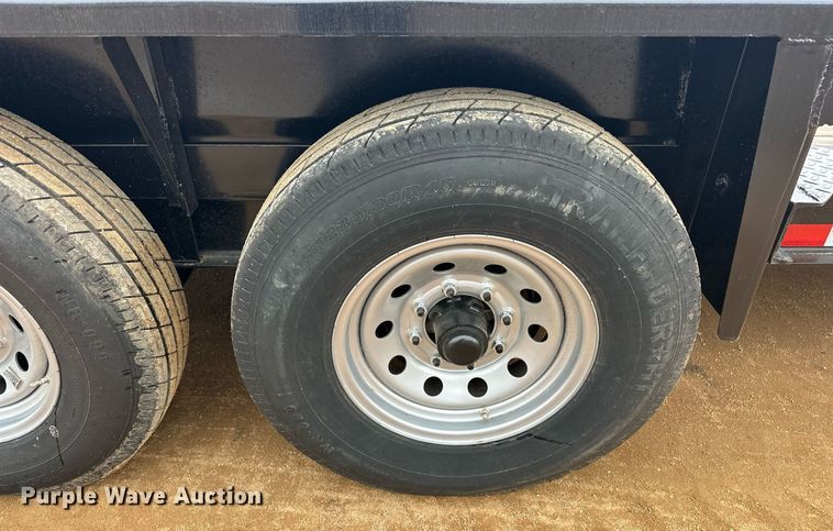 image for item EK0341 2023 Belshe TB14 tilt deck equipment trailer