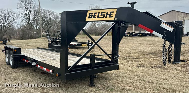 image for item EK0345 2023 Belshe TB16 tilt deck equipment trailer