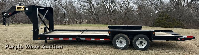 image for item EK0345 2023 Belshe TB16 tilt deck equipment trailer