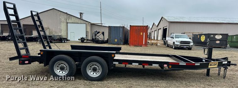 image for item EK0348 2023 Belshe WB14 equipment trailer