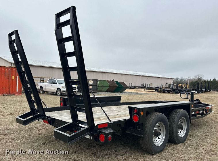 image for item EK0348 2023 Belshe WB14 equipment trailer