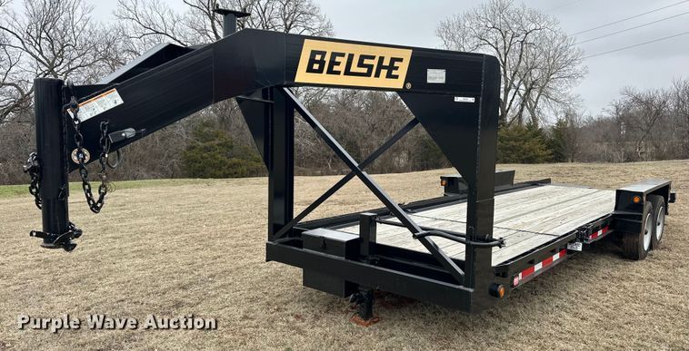 image for item EK0350 2023 Belshe TB16 tilt deck equipment trailer