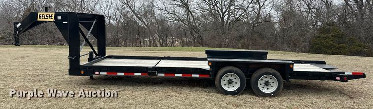 image for item EK0350 2023 Belshe TB16 tilt deck equipment trailer