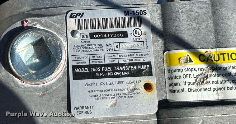 image for item EK2582 (2) auxiliary fuel tank