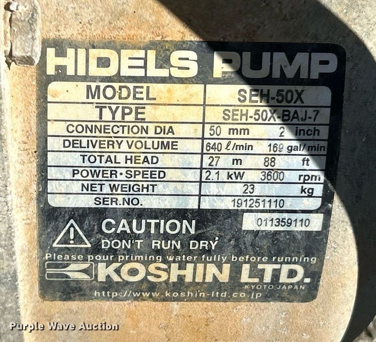 image for item EK2587 (3) trash pumps