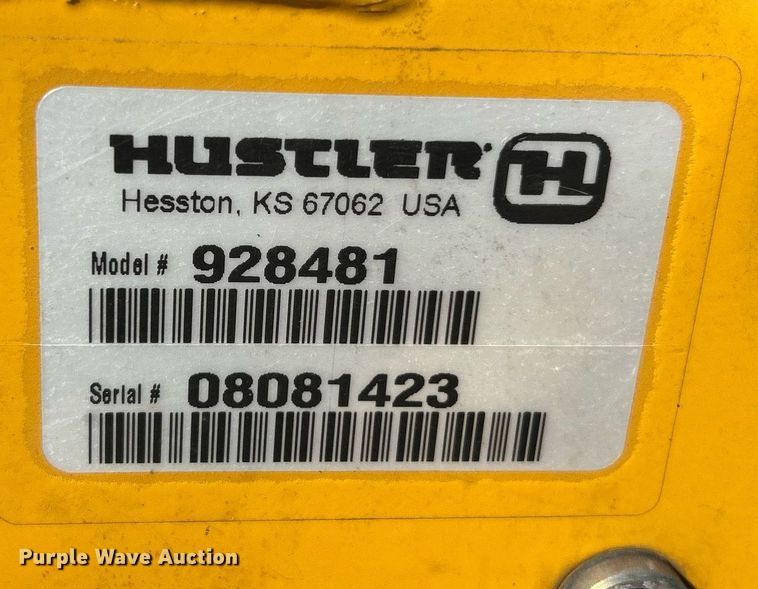 image for item EK2601 2008 Hustler Fastrack Super Duty ZTR lawn mower