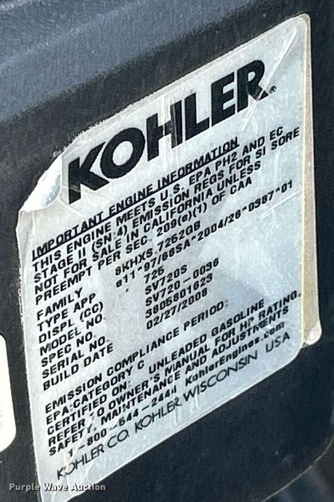 image for item EK2607 Dixie Chopper Iron Eagle ZTR lawn mower