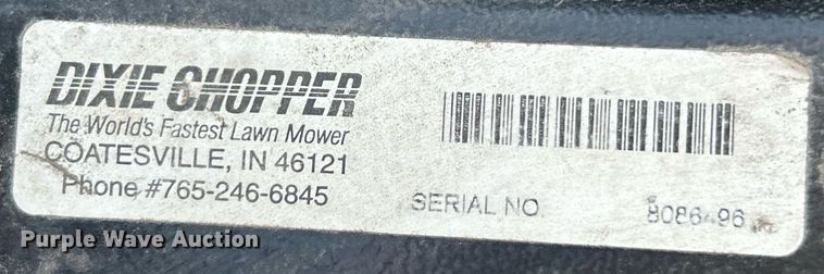 image for item EK2607 Dixie Chopper Iron Eagle ZTR lawn mower