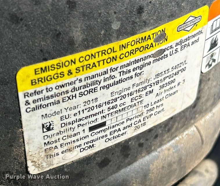 image for item EK2609 John Deere Z225 ZTR lawn mower