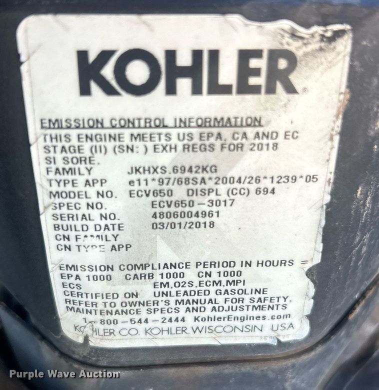 image for item EK2612 Exmark Turf Tracer X-Series ZTR lawn mower