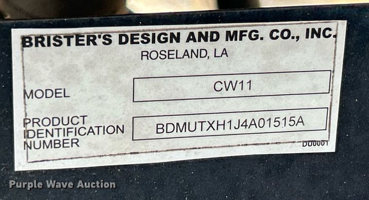 image for item EK2616 Bristers CW11 utility vehicle