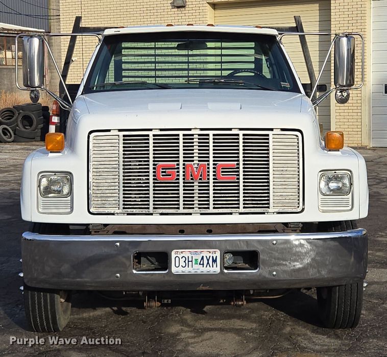 image for item EQ3942 1994 GMC Topkick C6500 dump flatbed truck