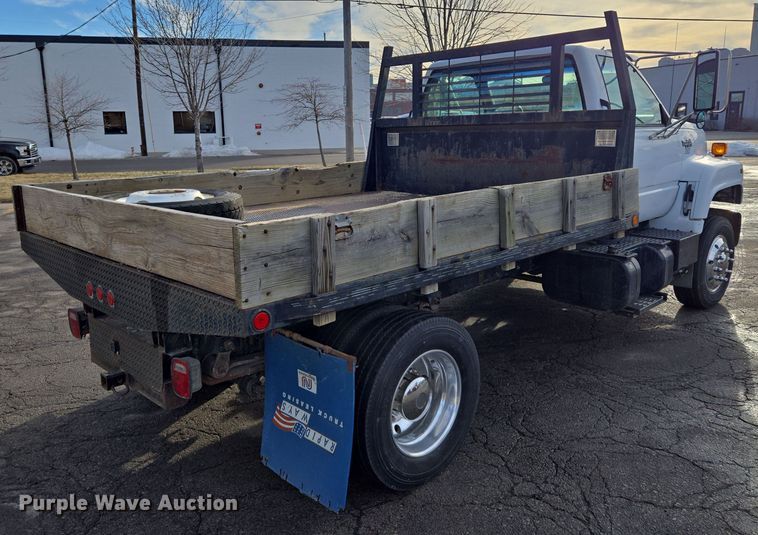 image for item EQ3942 1994 GMC Topkick C6500 dump flatbed truck