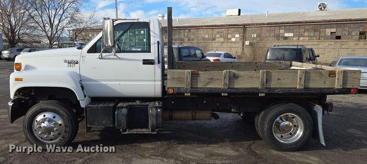 image for item EQ3942 1994 GMC Topkick C6500 dump flatbed truck