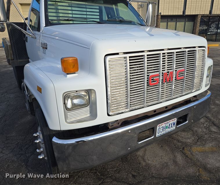 image for item EQ3942 1994 GMC Topkick C6500 dump flatbed truck