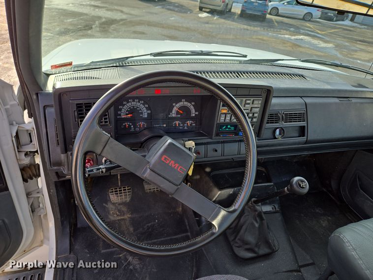 image for item EQ3942 1994 GMC Topkick C6500 dump flatbed truck