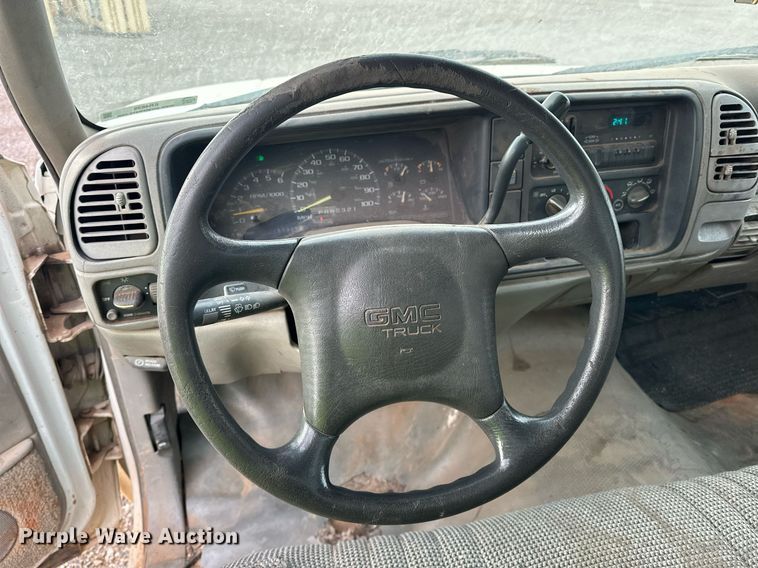 image for item ER4838 1997 GMC Sierra C2500 flatbed pickup truck