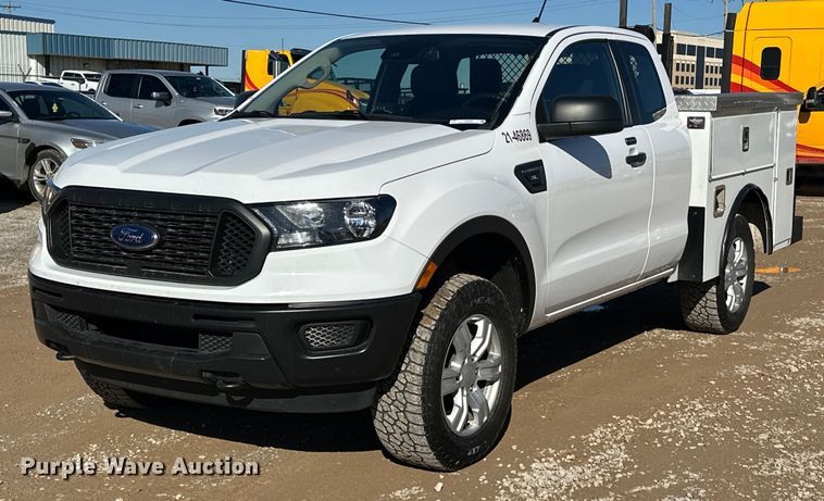 image for item ER4903 2021 Ford Ranger XL utility bed pickup truck