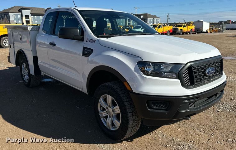 image for item ER4903 2021 Ford Ranger XL utility bed pickup truck