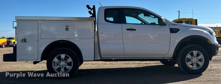 image for item ER4903 2021 Ford Ranger XL utility bed pickup truck