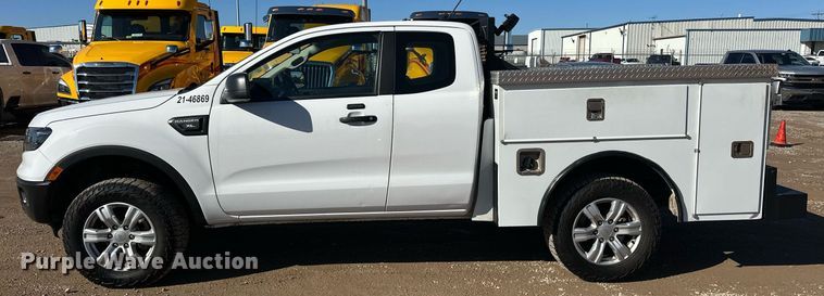 image for item ER4903 2021 Ford Ranger XL utility bed pickup truck