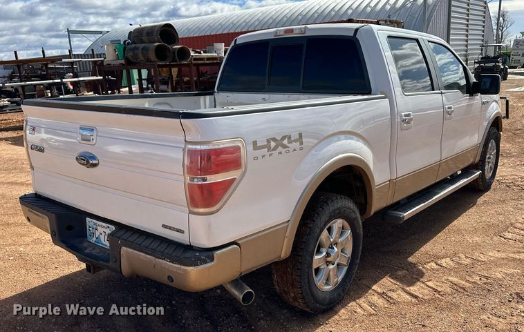 image for item ER8663 2011 Ford F150 SuperCrew pickup truck