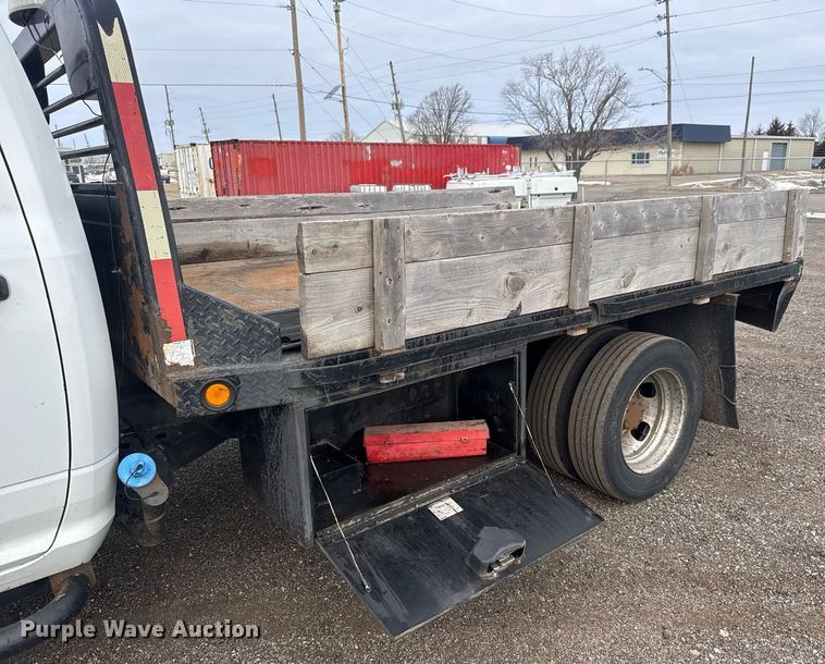 image for item LH9455 2011 Dodge Ram 4500HD Crew Cab flatbed truck