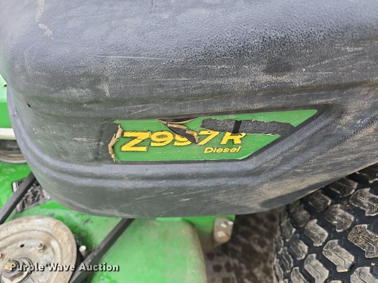 image for item NI9461 John Deere Z997R ZTR lawn mower