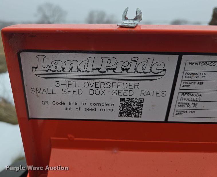 image for item NI9467 2024 Land Pride NTS2511 seeder