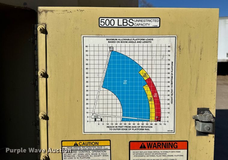 image for item DH9788 1999 JLG 80HX boom lift