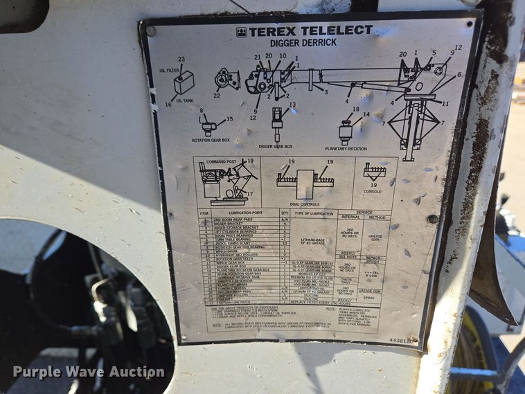 image for item DH9794 2008 International 4300 SBA 4X2 digger derrick truck