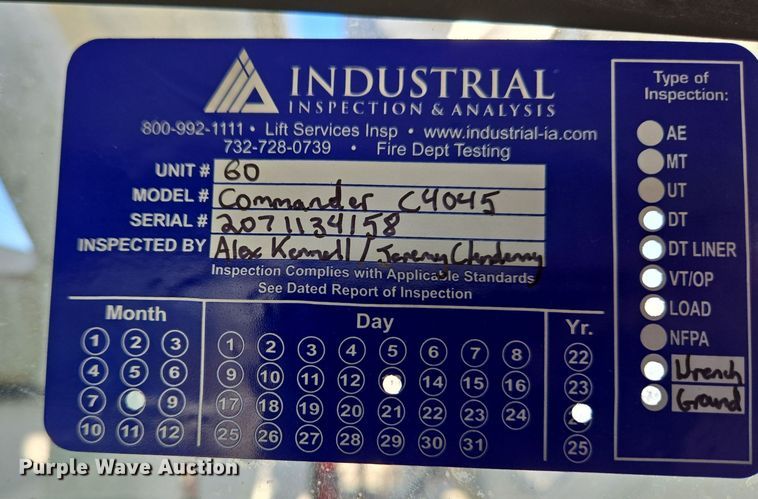 image for item DH9794 2008 International 4300 SBA 4X2 digger derrick truck