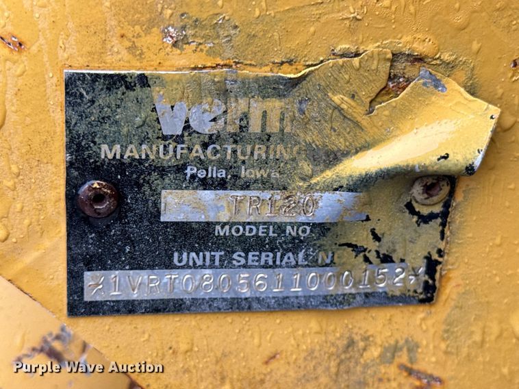 image for item DH9799 2001 Vermeer V120 trencher