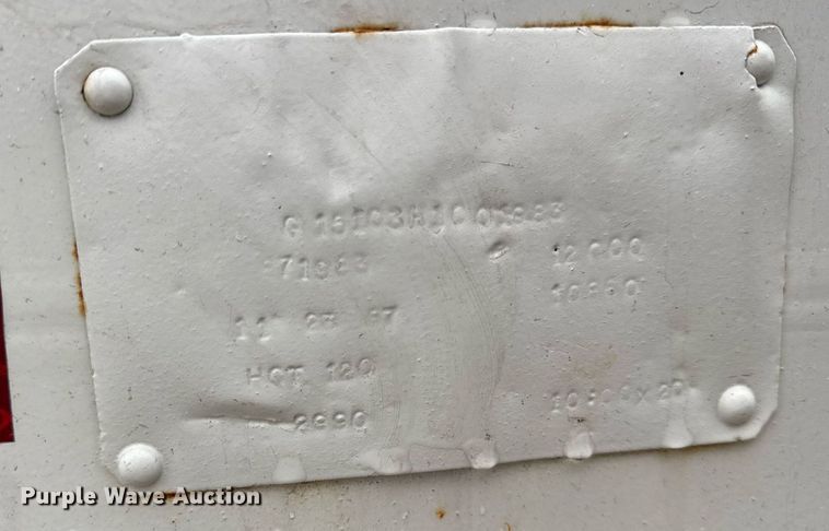 image for item DH9801 1987 Butler HWSC 80 reel trailer