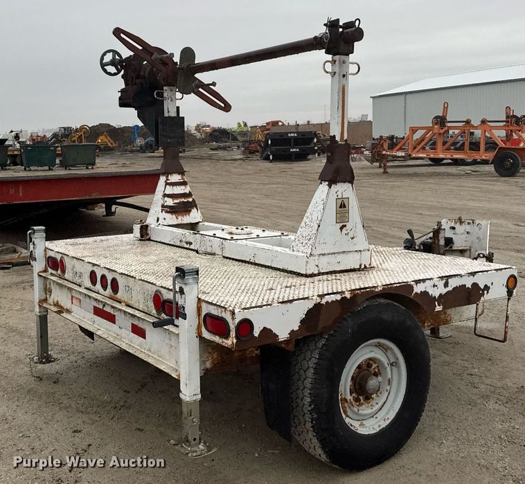 image for item DH9802 1995 Kiefer ICT 100 reel trailer